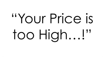 price too high