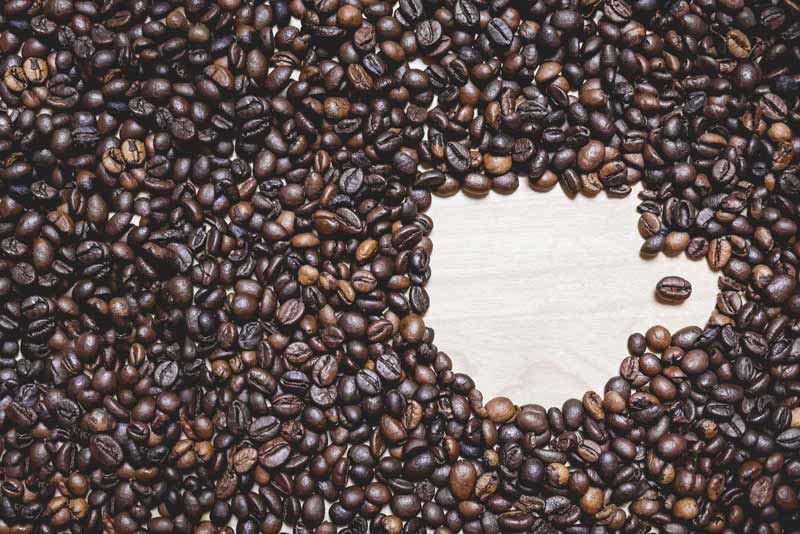 shape coffee beans