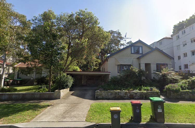 bottle brush overhanging neighbors driveway rose bay nsw