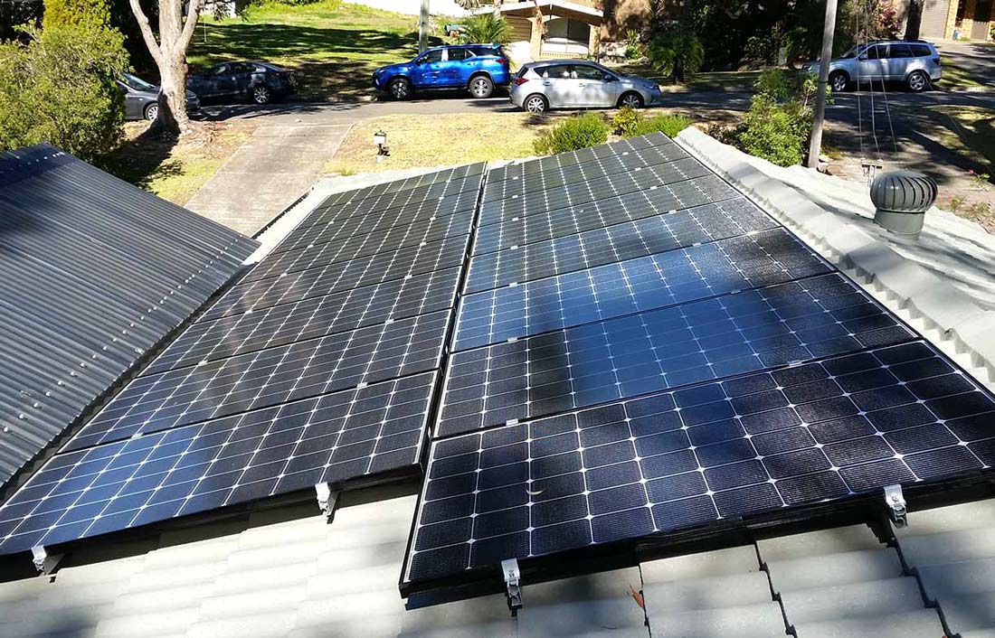 tree shading solar panels in queanbeyan ACT