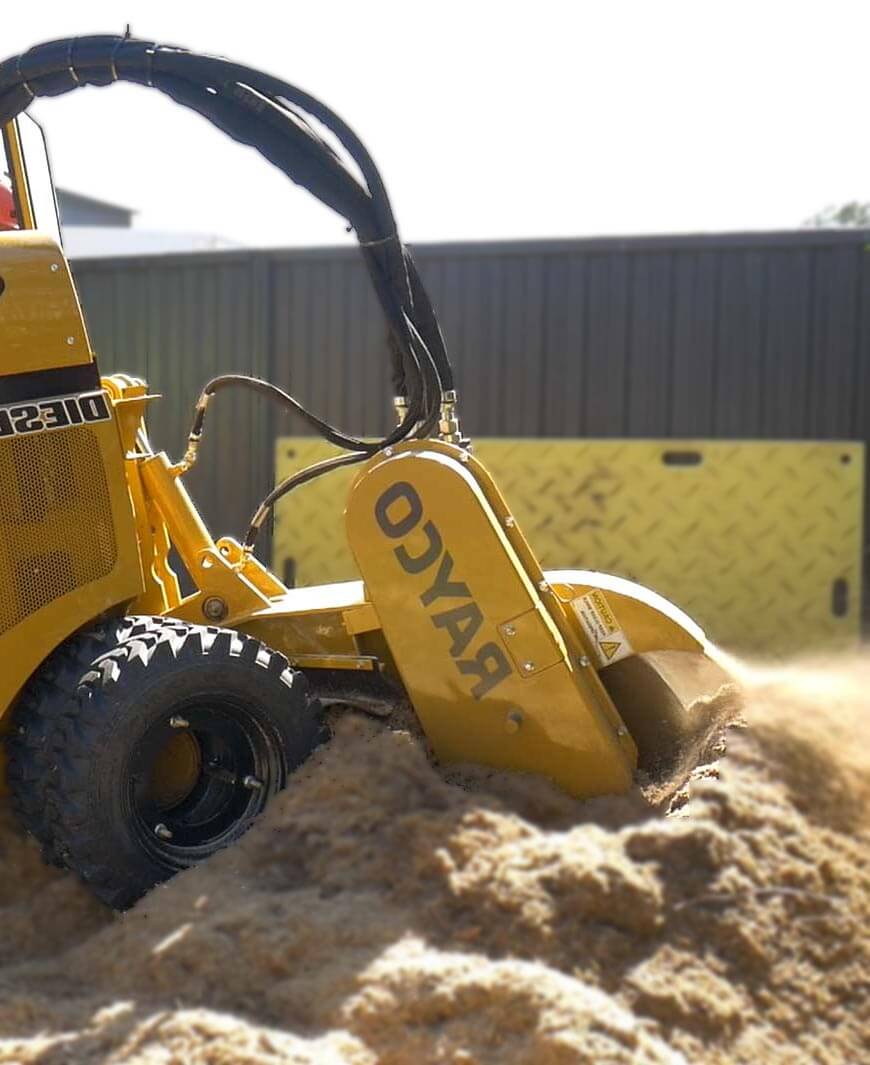 stump grinding sydney Rayco machine